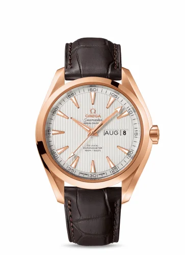 Omega Seamaster Aqua Terra 150M Co-Axial 43 Annual Calendar Red Gold / Silver 231.53.43.22.02.002 (23153432202002)